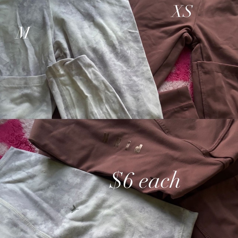 Women's Leggings Set - Gray and Brown
